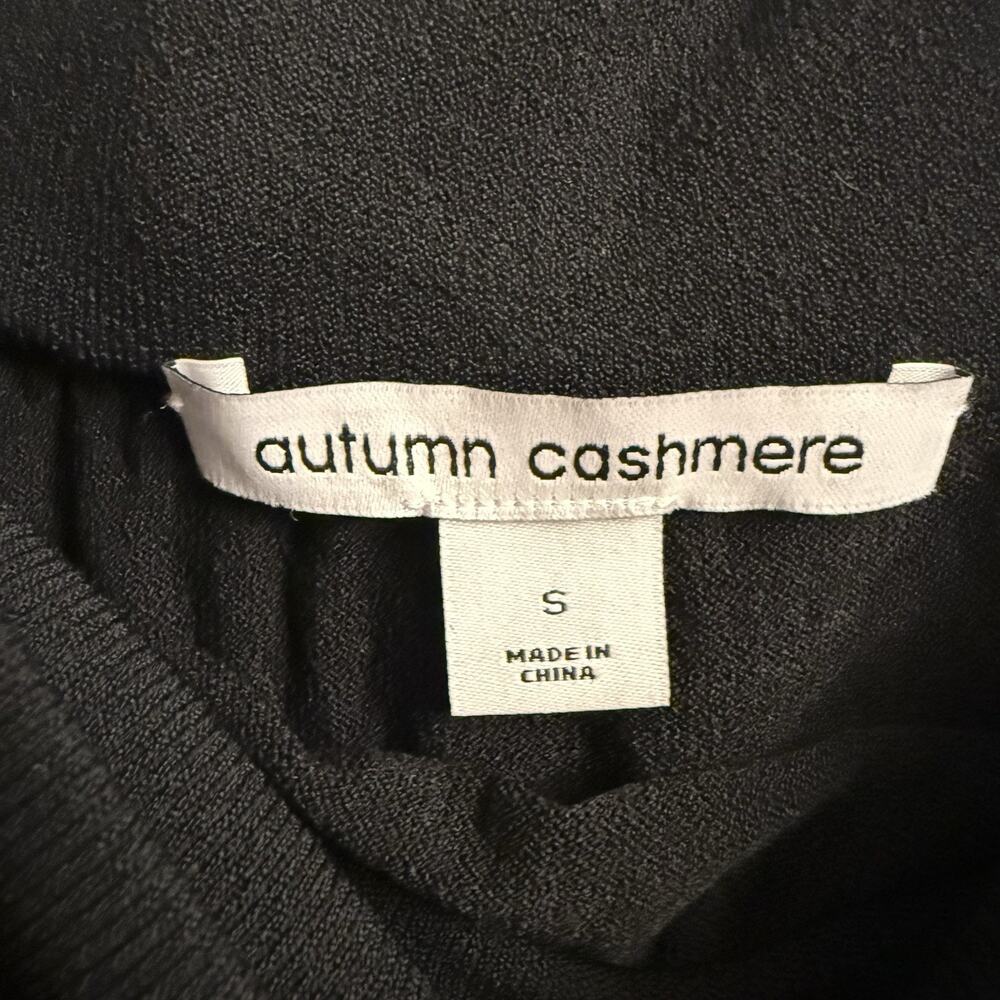 Autumn Cashmere Gathered Tulle Midi Skirt Black Womens Size Small - Picture 5 of 8